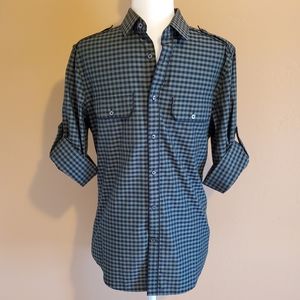 **sold**-Express fitted dress shirt